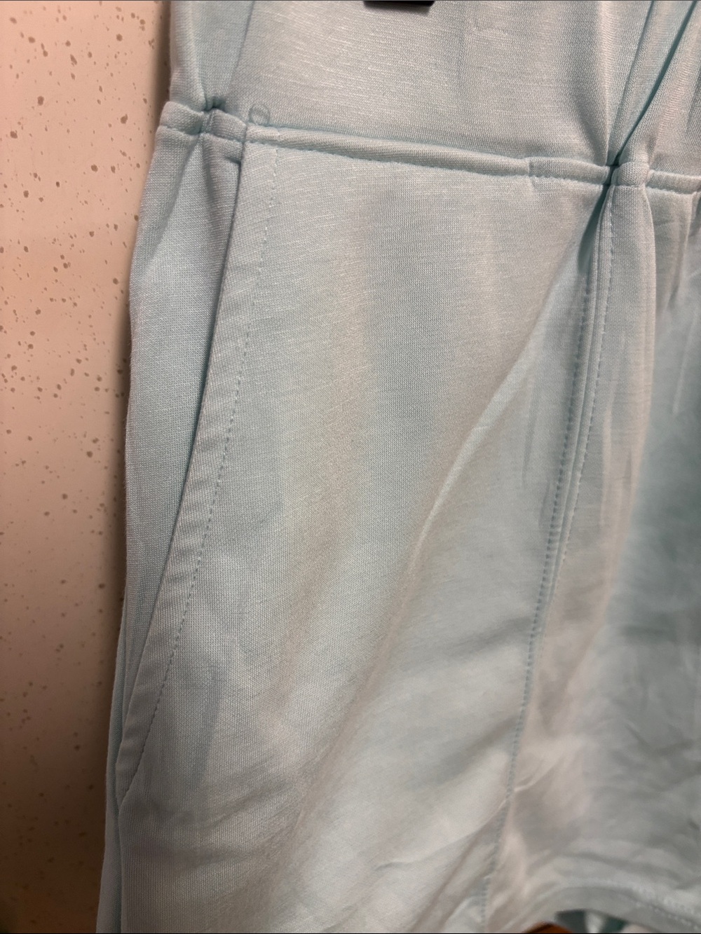 Women’s Light Blue Lounge Set - Tee & Shorts (size Large) - Picture 7 of 9